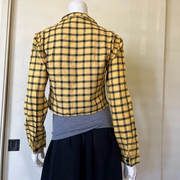 Dollskill Trick n' Treatz Plaid Jacket Medium - Picture 2 of 4